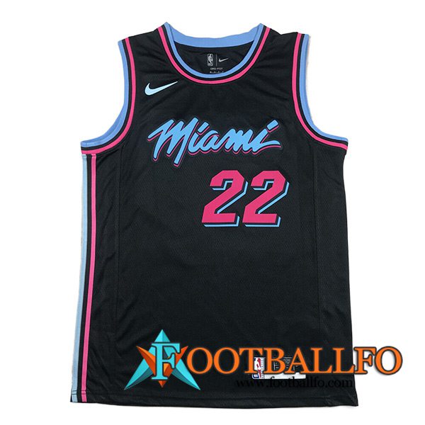 Camisetas Miami Heat (BUTLER #22) 2023/24 Negro -04