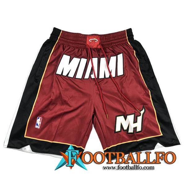 Cortos NBA Miami Heat 2023/24 Rojo