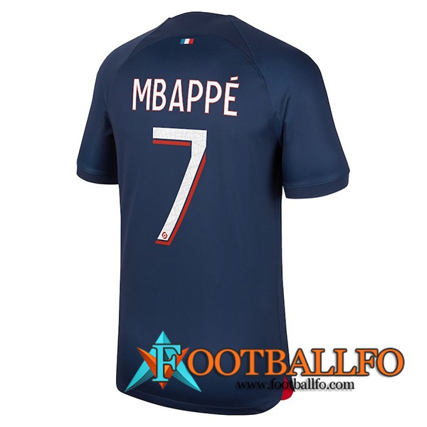 Camisetas De Futbol PSG (MBAPPÉ #7) 2023/2024 Primera