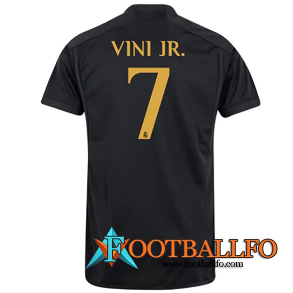 Camisetas De Futbol Real Madrid (VINI JR. #7) 2023/2024 Tercera