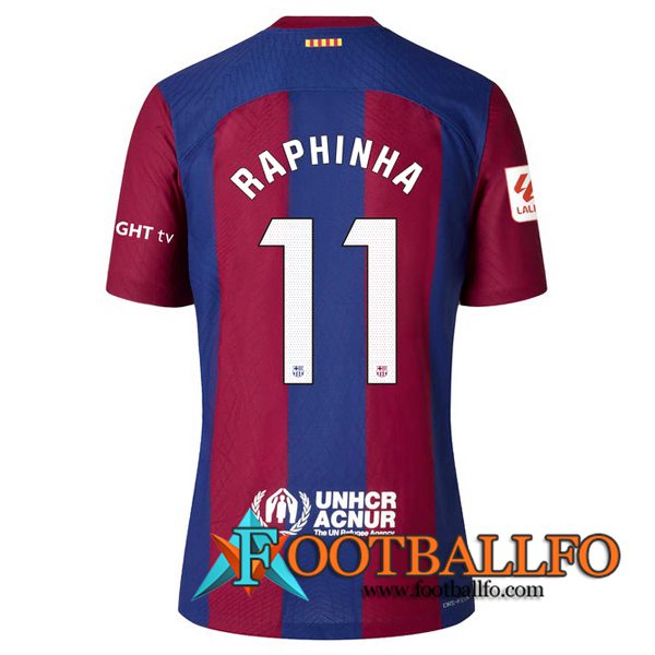 Camisetas De Futbol Barcelona (RAPHINHA #11) 2023/2024 Primera