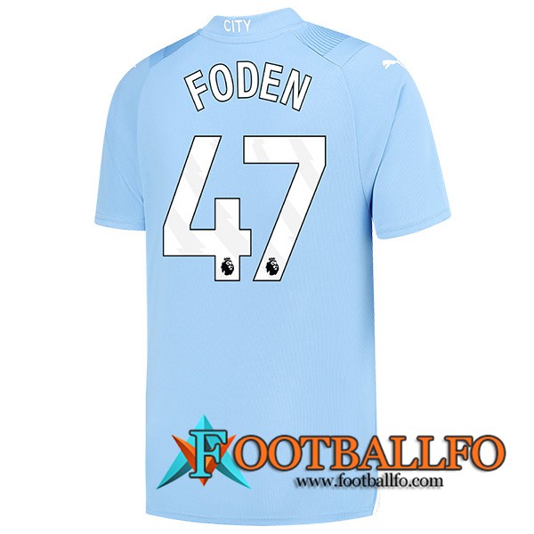Camisetas De Futbol Manchester City (FODEN #47) 2023/2024 Primera