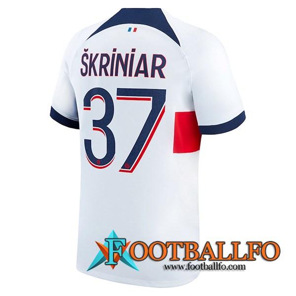 Camisetas De Futbol PSG (SKRINIAR #37) 2023/2024 Segunda