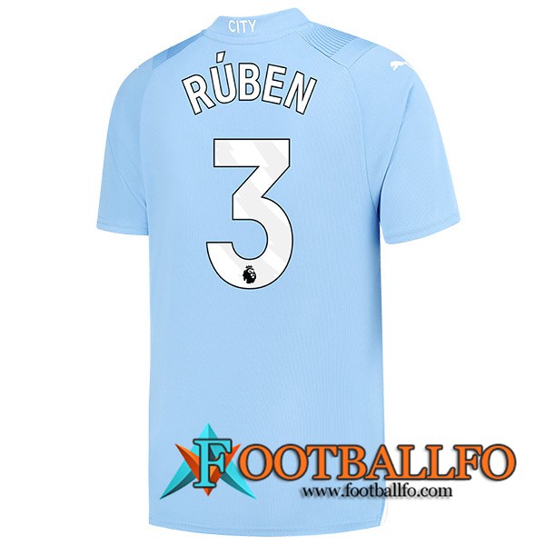 Camisetas De Futbol Manchester City (RÚBEN #3) 2023/2024 Primera