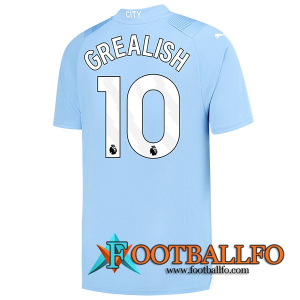 Camisetas De Futbol Manchester City (GREALISH #10) 2023/2024 Primera