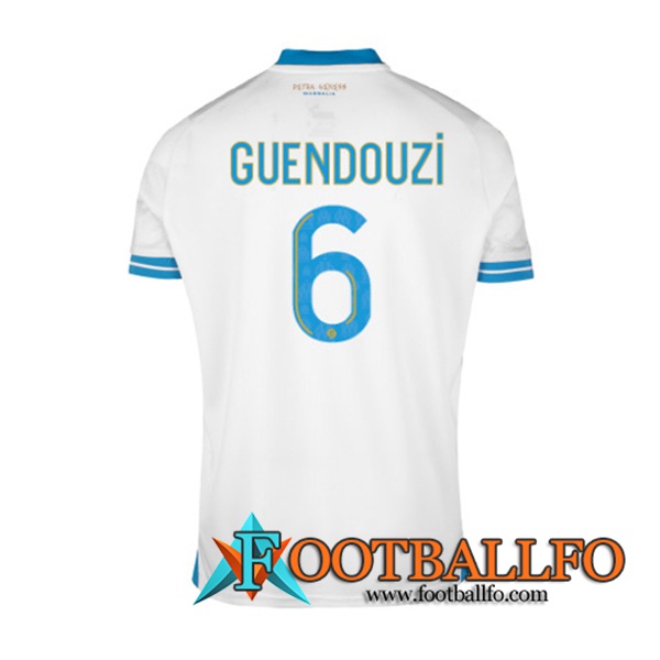 Camisetas De Futbol Marsella (GUENDOUZI #6) 2023/2024 Primera