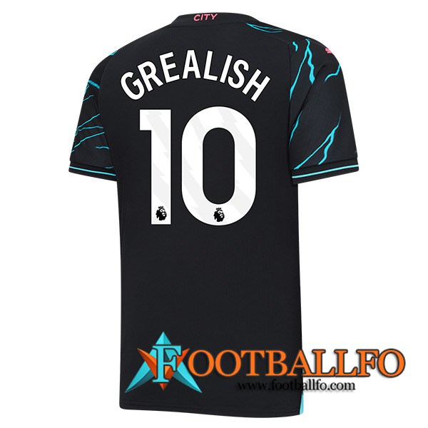 Camisetas De Futbol Manchester City (GREALISH #10) 2023/2024 Tercera