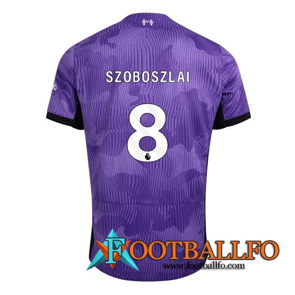 Camisetas De Futbol Liverpool (SZOBOSZLAI #8) 2023/2024 Tercera