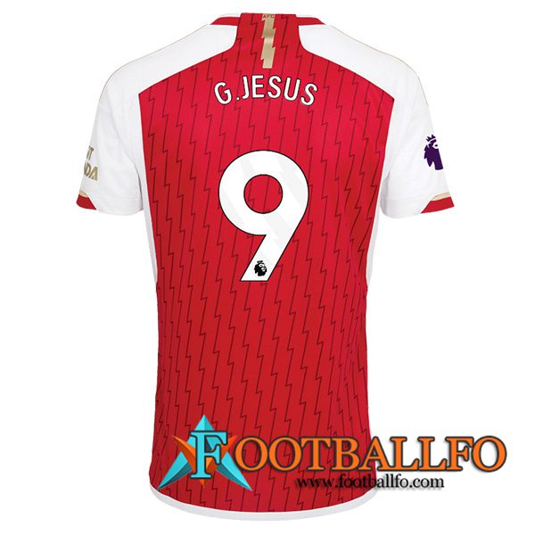 Camisetas De Futbol Arsenal (G.JESUS #9) 2023/2024 Primera