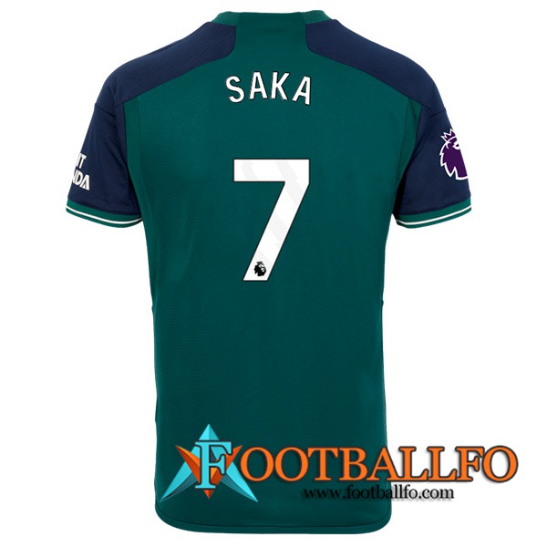 Camisetas De Futbol Arsenal (SAKA #7) 2023/2024 Tercera