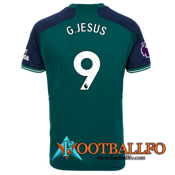 Camisetas De Futbol Arsenal (G.JESUS #9) 2023/2024 Tercera