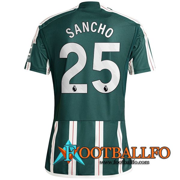 Camisetas De Futbol Manchester United (SANCHO #25) 2023/2024 Segunda