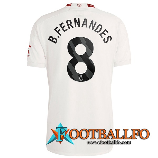 Camisetas De Futbol Manchester United (B. FERNANDES #8) 2023/2024 Tercera
