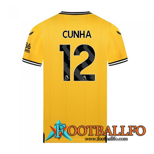 Camisetas De Futbol Wolves (CUNHA #12) 2023/2024 Primera