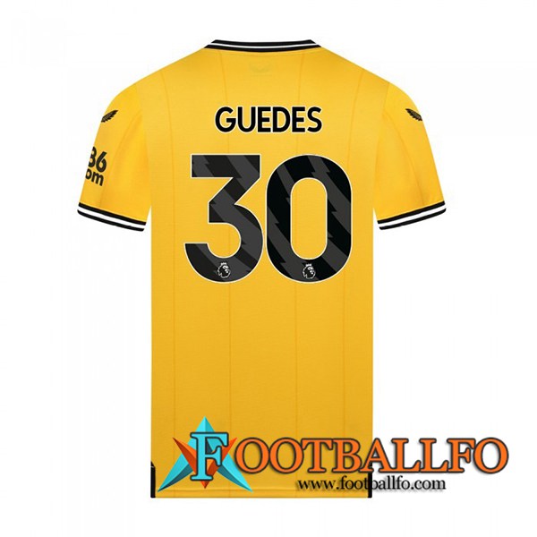 Camisetas De Futbol Wolves (GUEDES #30) 2023/2024 Primera