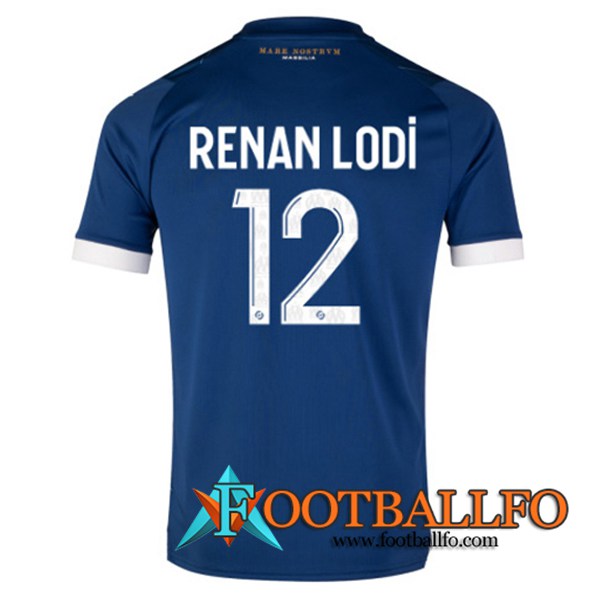 Camisetas De Futbol Marsella (RENAN LODI #12) 2023/2024 Segunda
