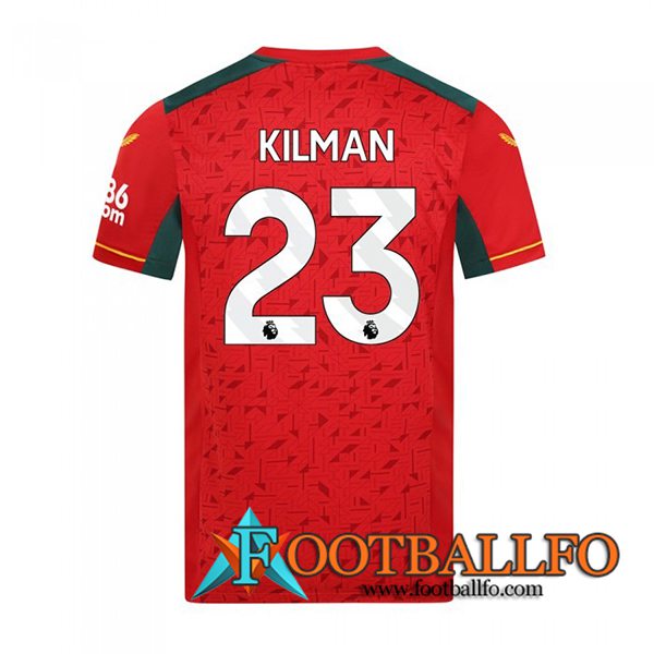 Camisetas De Futbol Wolves (KILMAN #23) 2023/2024 Segunda
