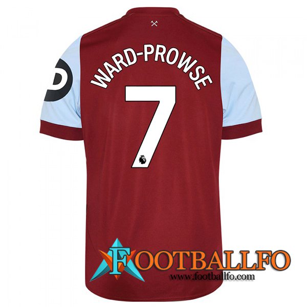 Camisetas De Futbol West Ham (WARD-PROWSE #7) 2023/2024 Primera