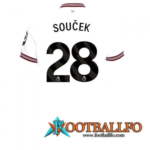 Camisetas De Futbol West Ham (SOUCEK #28) 2023/2024 Segunda