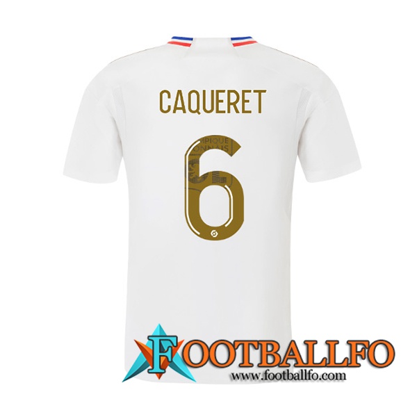 Camisetas De Futbol Lyon (CAQUERET #6) 2023/2024 Primera