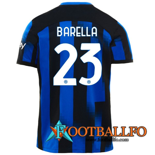Camisetas De Futbol Inter Milan (BARELLA #23) 2023/2024 Primera
