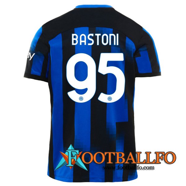Camisetas De Futbol Inter Milan (BASTONI #95) 2023/2024 Primera
