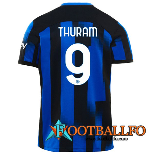 Camisetas De Futbol Inter Milan (THURAM #9) 2023/2024 Primera