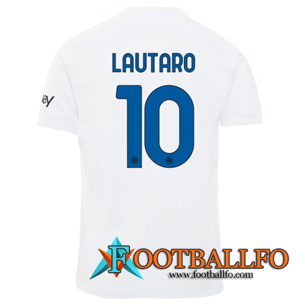 Camisetas De Futbol Inter Milan (LAUTARO #10) 2023/2024 Segunda