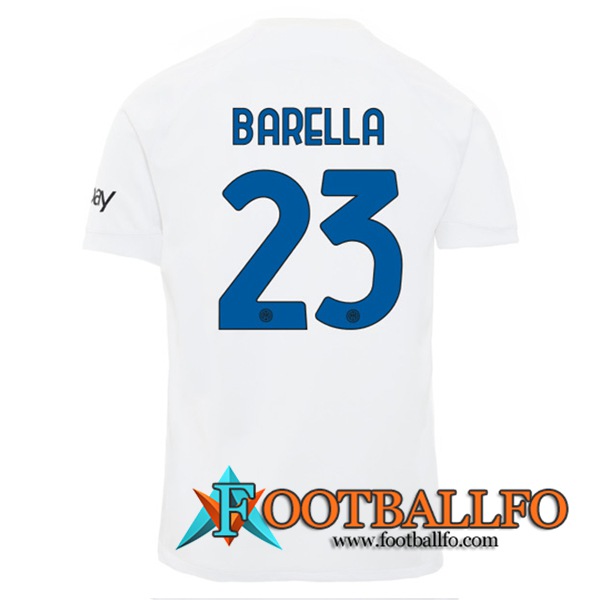 Camisetas De Futbol Inter Milan (BARELLA #23) 2023/2024 Segunda