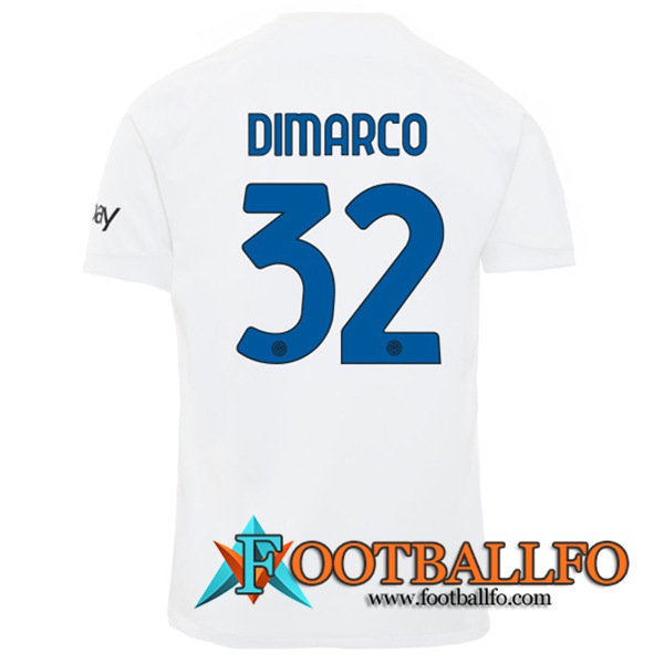 Camisetas De Futbol Inter Milan (DIMARCO #32) 2023/2024 Segunda