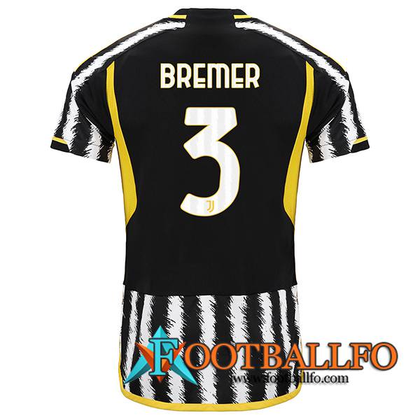 Camisetas De Futbol Juventus (BREMER #3) 2023/2024 Primera