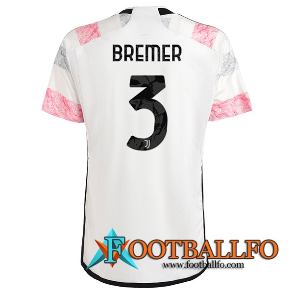 Camisetas De Futbol Juventus (BREMER #3) 2023/2024 Segunda