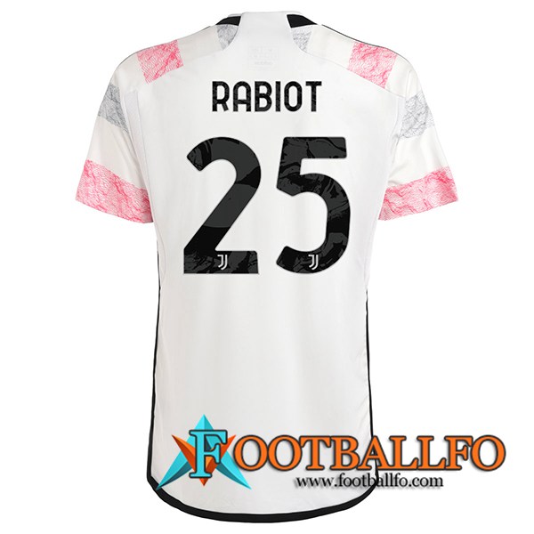 Camisetas De Futbol Juventus (RABIOT #25) 2023/2024 Segunda