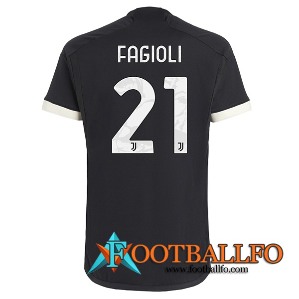 Camisetas De Futbol Juventus (FAGIOLI #21) 2023/2024 Tercera