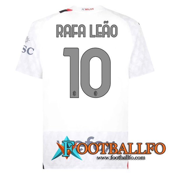 Camisetas De Futbol AC Milan (RAFAEL LEÃO #10) 2023/2024 Segunda