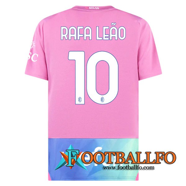 Camisetas De Futbol AC Milan (RAFAEL LEÃO #10) 2023/2024 Tercera