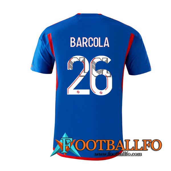 Camisetas De Futbol Lyon (BARCOLA #26) 2023/2024 Segunda