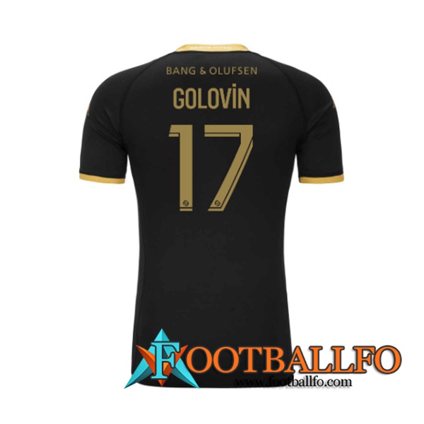 Camisetas De Futbol AS Monaco (GOLOVIN #17) 2023/2024 Segunda