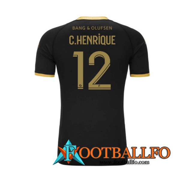 Camisetas De Futbol AS Monaco (C.HENRIQUE #12) 2023/2024 Segunda