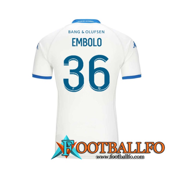 Camisetas De Futbol AS Monaco (EMBOLO #36) 2023/2024 Tercera