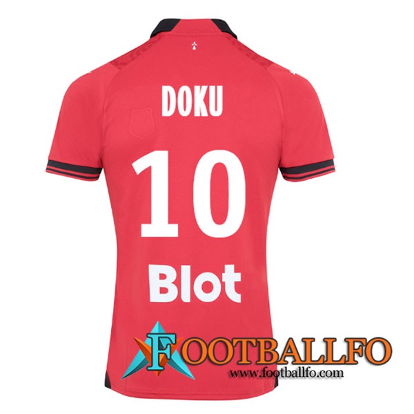 Camisetas De Futbol Stade Rennais (DOKU #10) 2023/2024 Primera