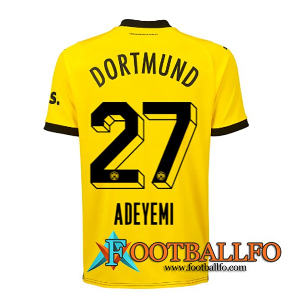 Camisetas De Futbol Dortmund BVB (ADEYEMI #27) 2023/2024 Primera