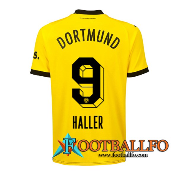 Camisetas De Futbol Dortmund BVB (HALLER #9) 2023/2024 Primera