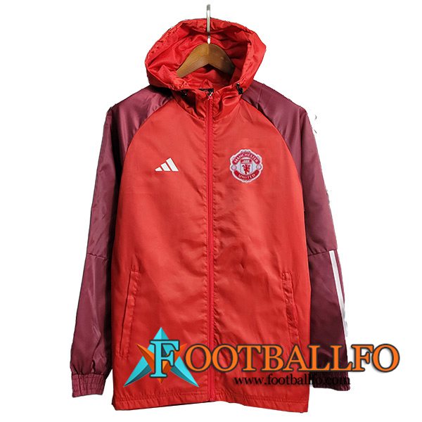 Rompevientos Manchester United Rojo 2023/2024 -02