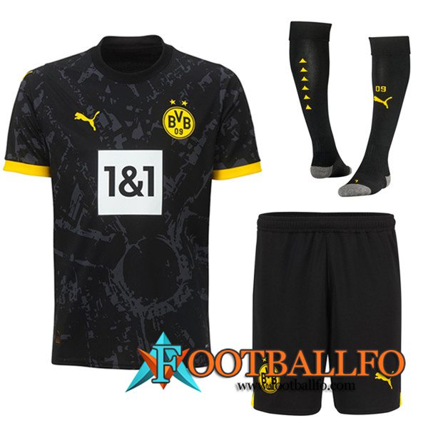 Camisetas Futbol Dortmund Segunda (Cortos + Calcetines) 2023/2024