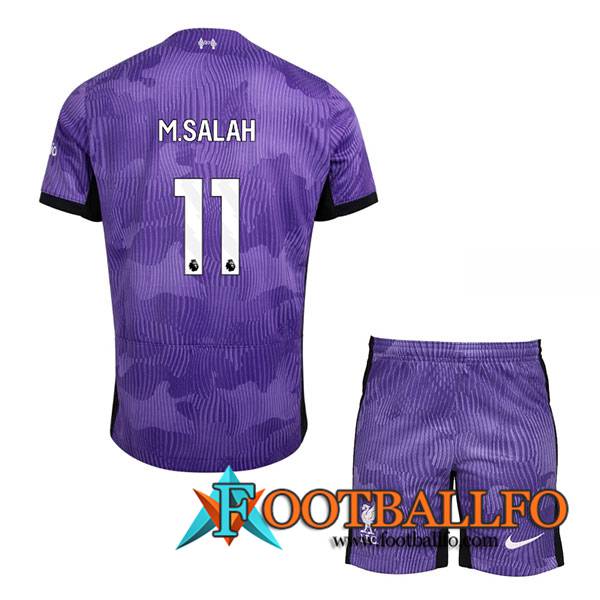 Camisetas De Futbol Liverpool (M.SALAH #11) Ninos 2023/2024 Tercera