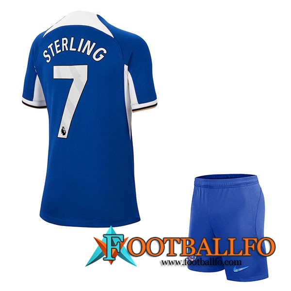 Camisetas De Futbol Chelsea (STERLING #7) Ninos 2023/2024 Primera