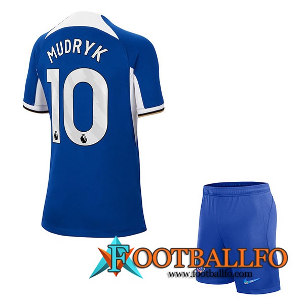 Camisetas De Futbol Chelsea (MUDRYK #10) Ninos 2023/2024 Primera