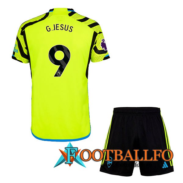 Camisetas De Futbol Arsenal (G.JESUS #9) Ninos 2023/2024 Segunda