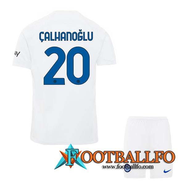 Camisetas De Futbol Inter Milan (CALHANOGLU #20) Ninos 2023/2024 Segunda